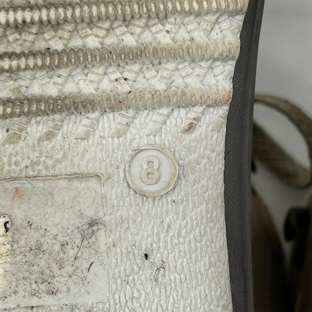 Khombu Tan Grey Quilted Sherpa Lined‎ Duck Boots Winter Waterproof Snow Women 8